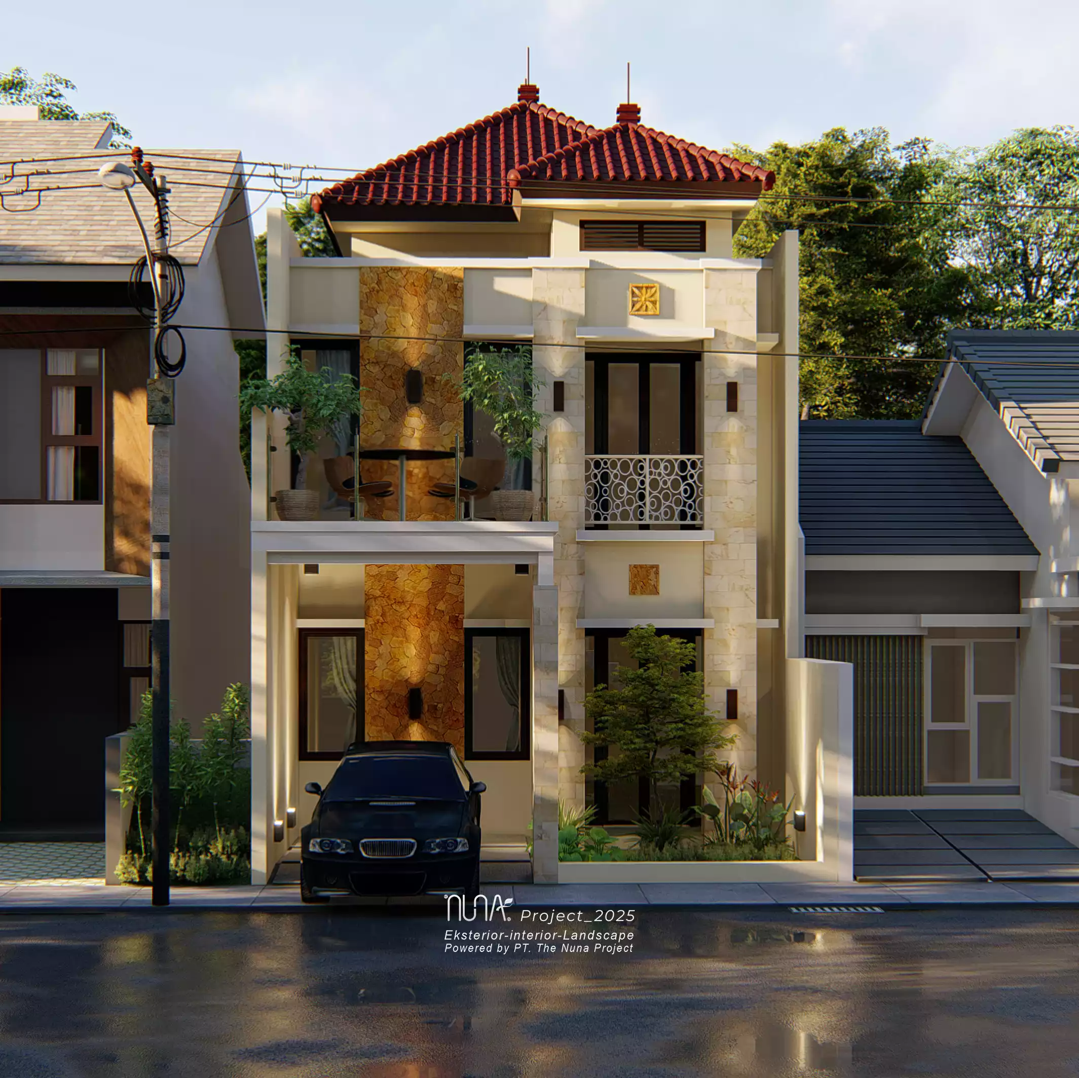 Desain Rumah Tropical - Jati Asih